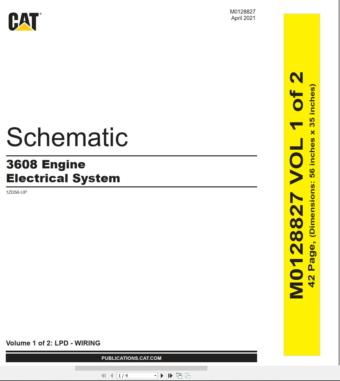 CAT Marine Products 3608 Electrical Schematic (1)