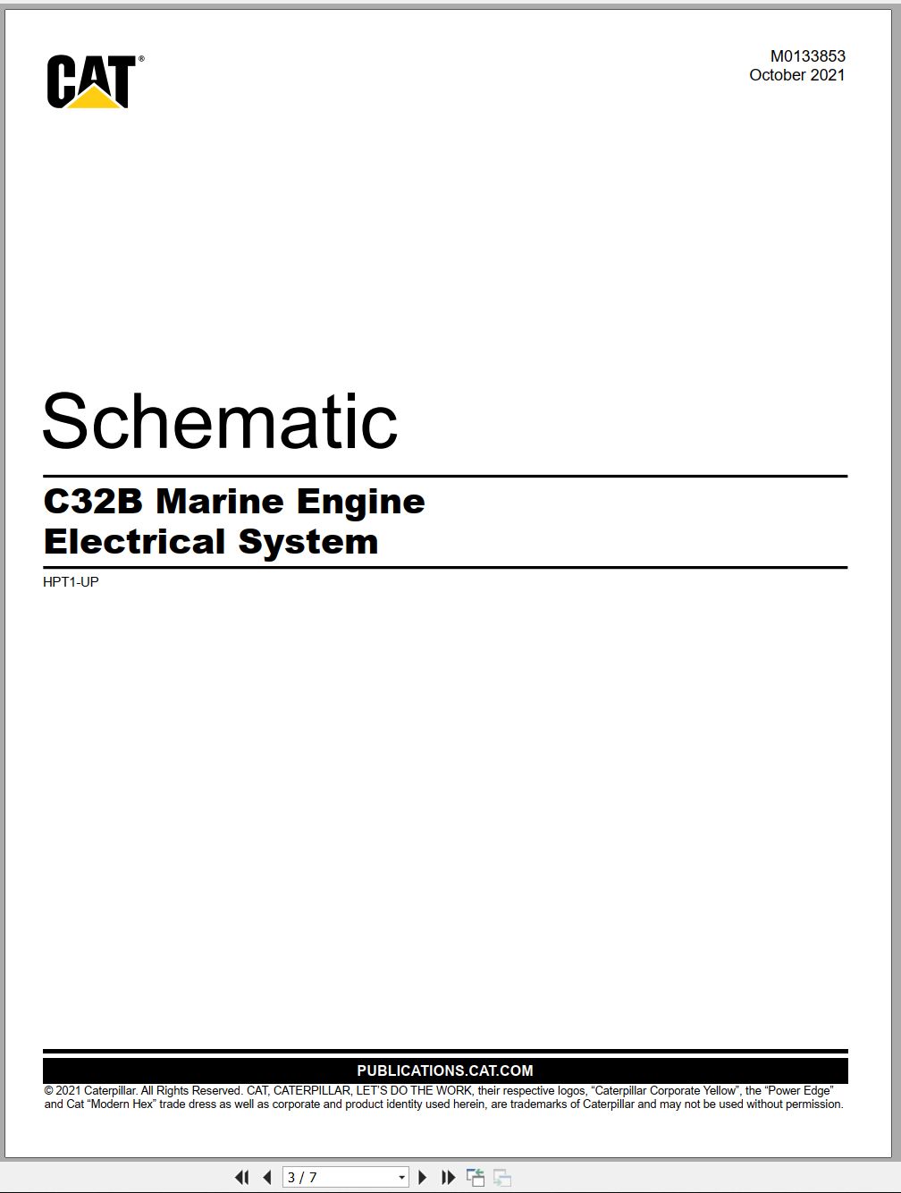 CAT Marine Products C32B Electrical Schematic (1)