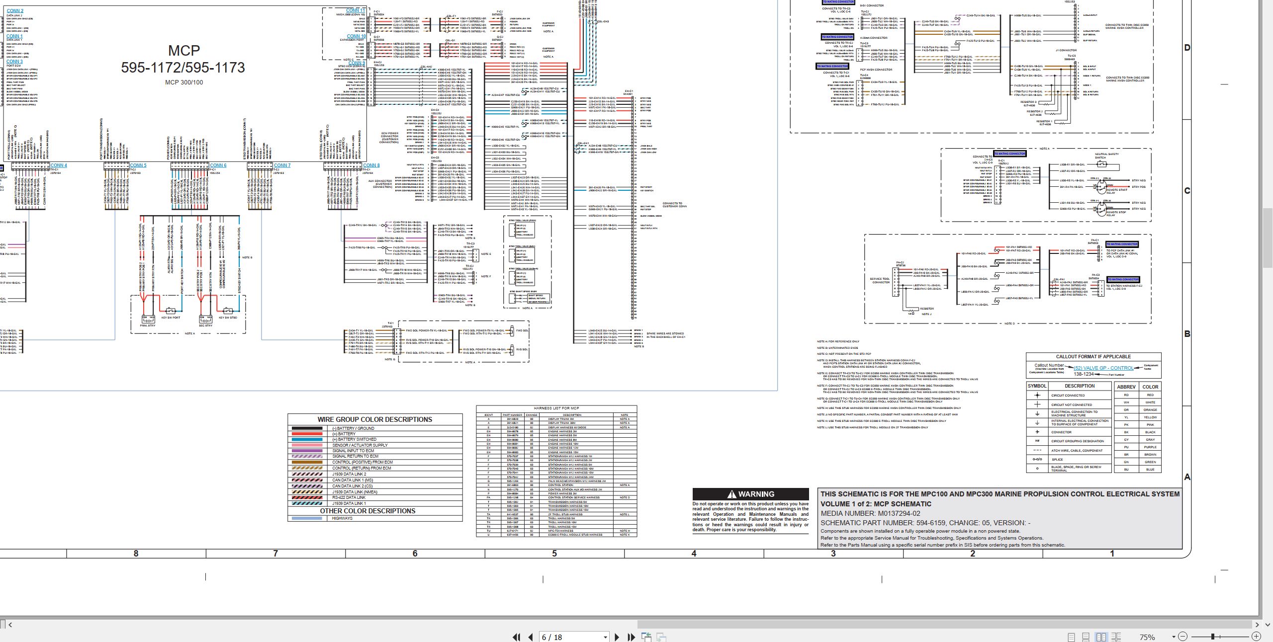 CAT Marine Products MPC100 Electrical Schematic (2)