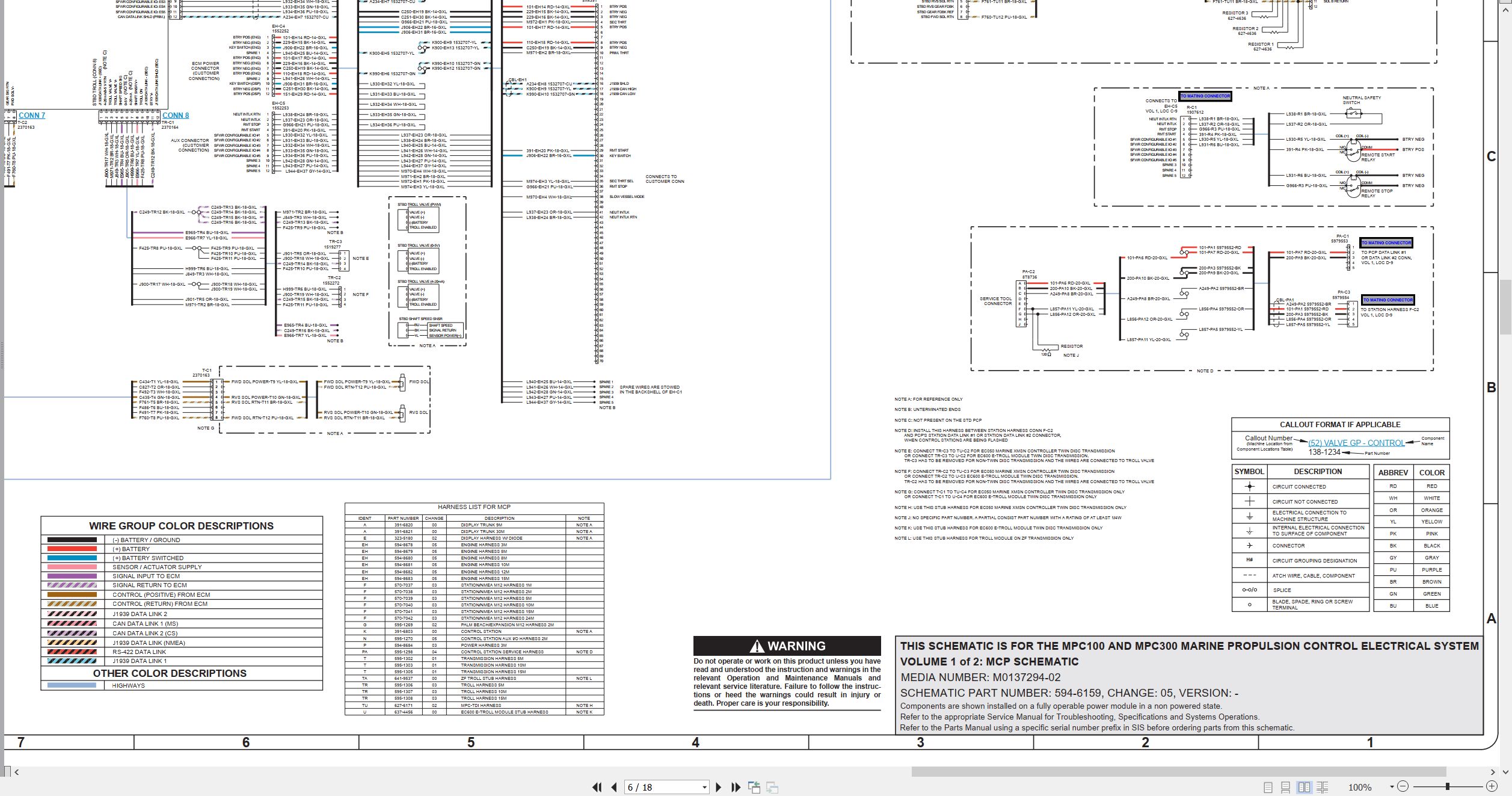 CAT Marine Products MPC300 Electrical Schematic (2)