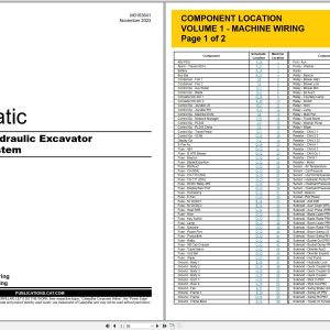 CAT Mini Hydraulic Excavator 301.9 Electrical Hydraulic Schematic (1)