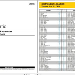 CAT Mini Hydraulic Excavator 304.5E2 XTC Electrical Hydraulic Schematic (1)