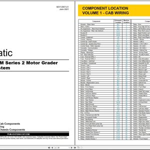 CAT Motor Grader 12M 2 Electrical Hydraulic Schematic (1)
