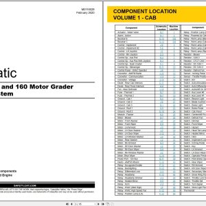CAT Motor Grader 14L Electrical Hydraulic Schematic (1)