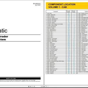 CAT Motor Grader 14M3 Electrical Hydraulic Schematic (1)
