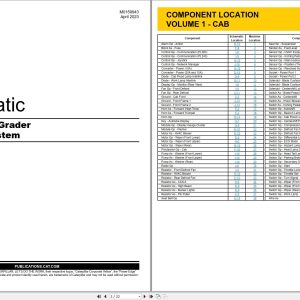 CAT Motor Grader 16 GC Electrical Hydraulic Schematic (1)