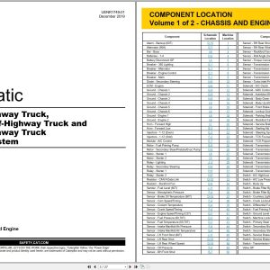 CAT Off Highway Truck 773F OEM Electrical Schematic (1)