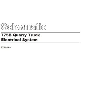 CAT Off Highway Truck 775B Electrical Schematic (1)