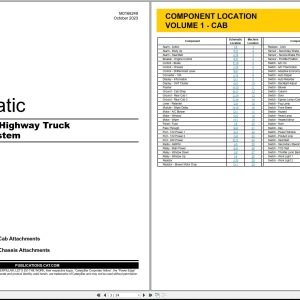 CAT Off Highway Truck 777 OEM Electrical Hydraulic Schematic (1)