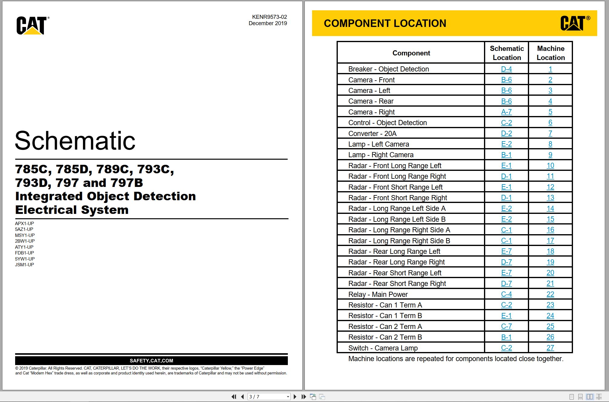CAT Off Highway Truck 789C Electrical Hydraulic Schematic (1)