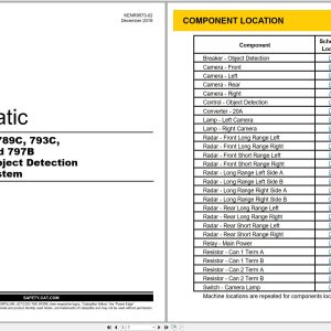 CAT Off Highway Truck 793C Electrical Hydraulic Schematic (1)
