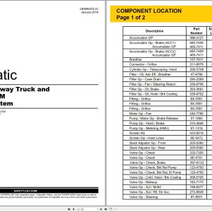 CAT Off Highway Truck 793F WTR OEM Hydraulic Schematic (1)
