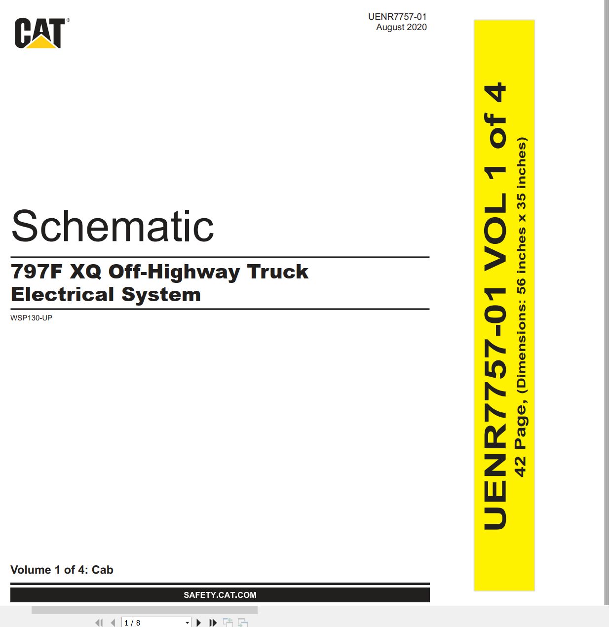 CAT Off Highway Truck 797F XQ Electrical Schematic (1)