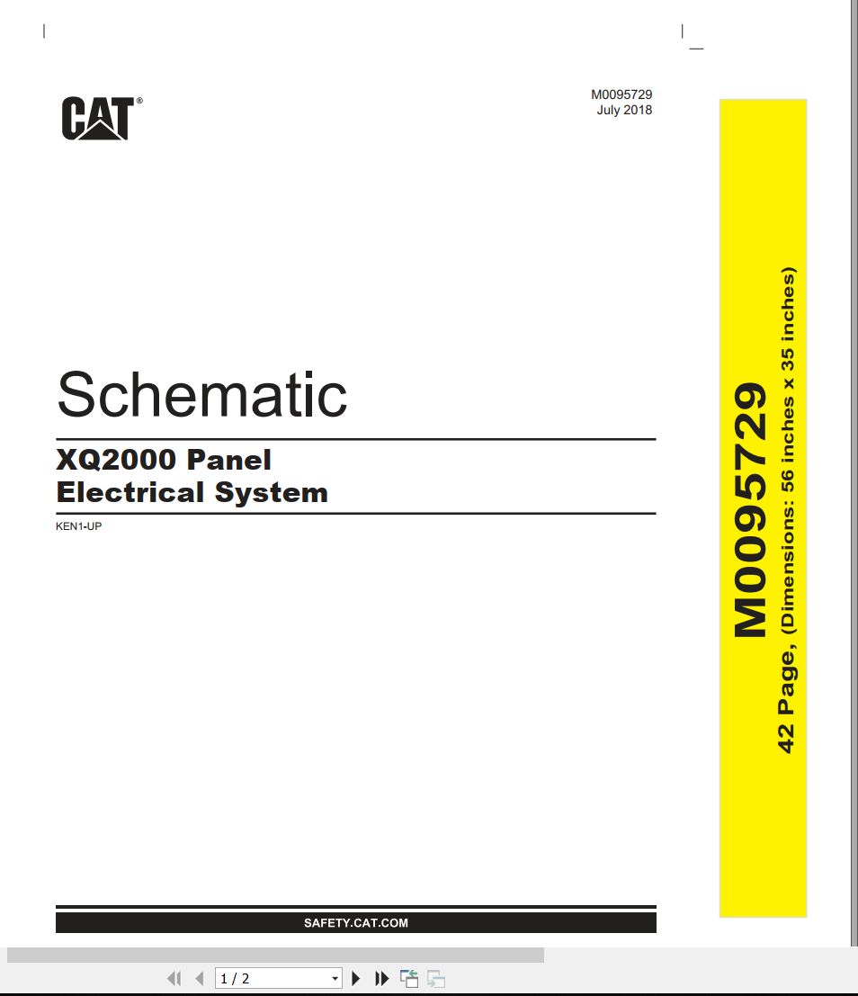 CAT Panel XQ2000 Electrical Schematic (1)