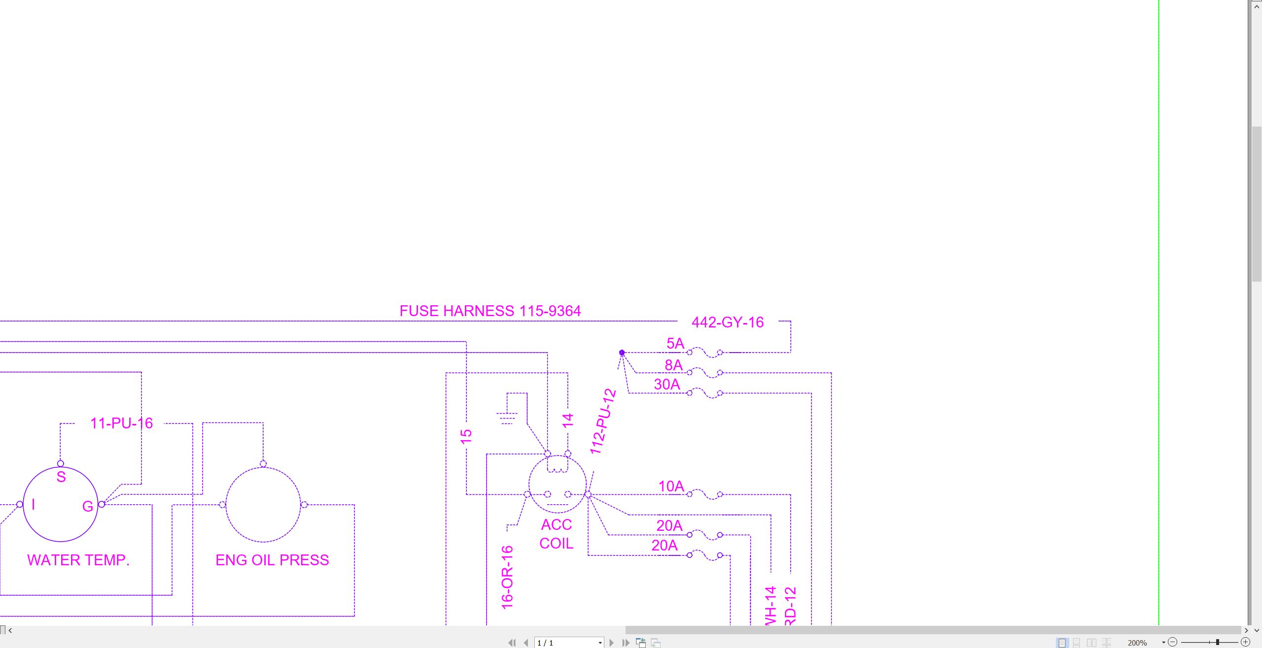 CAT Paving Compactor CP 323 Electrical Schematic KENR1509 00 (2)