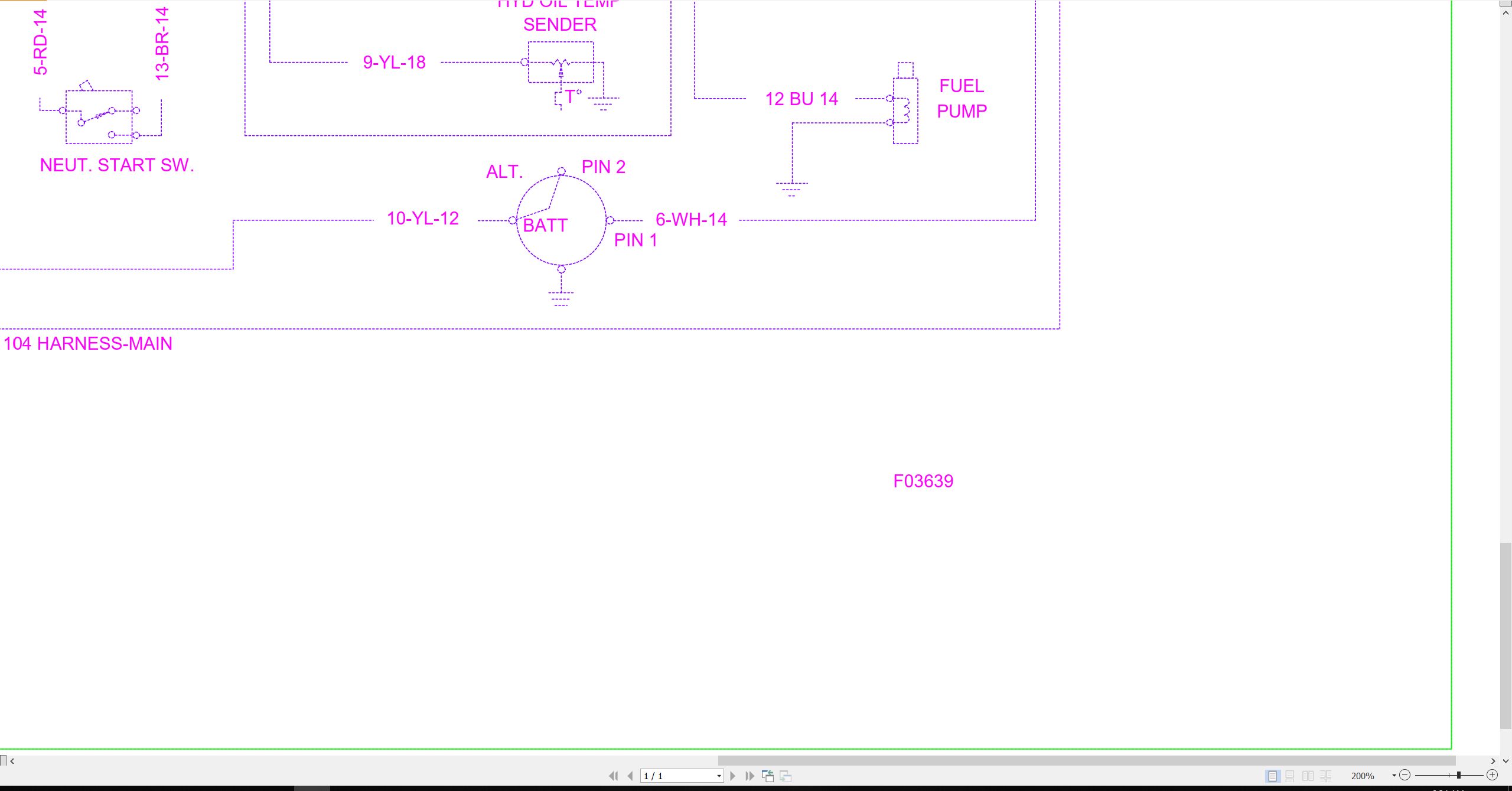 CAT Paving Compactor CS 323 Electrical Schematic KENR1509 00 (1)