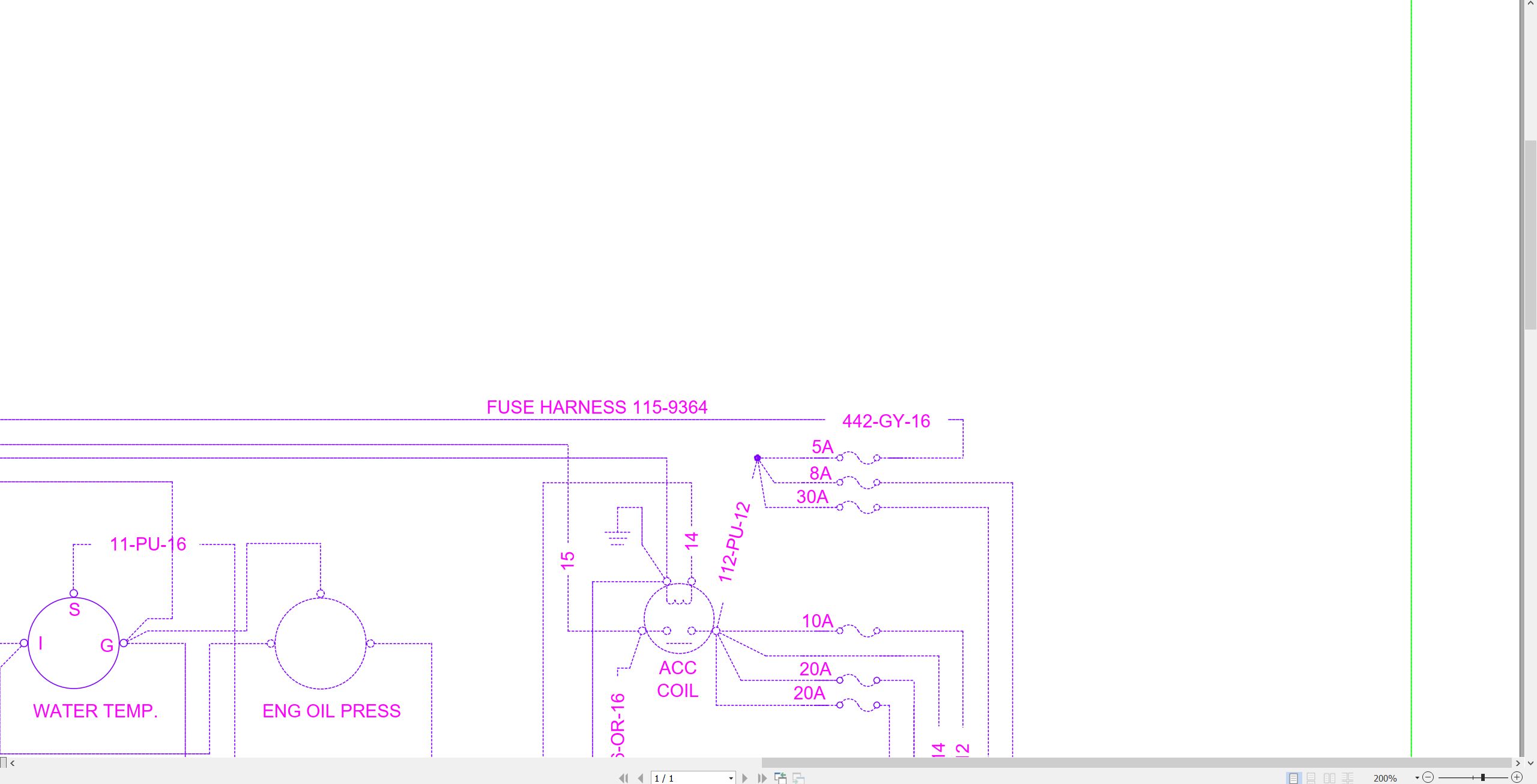 CAT Paving Compactor CS 323 Electrical Schematic KENR1509 00 (2)