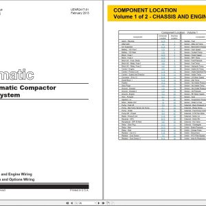 CAT Paving Compactor CW34 Electrical Hydraulic Schematic (1)