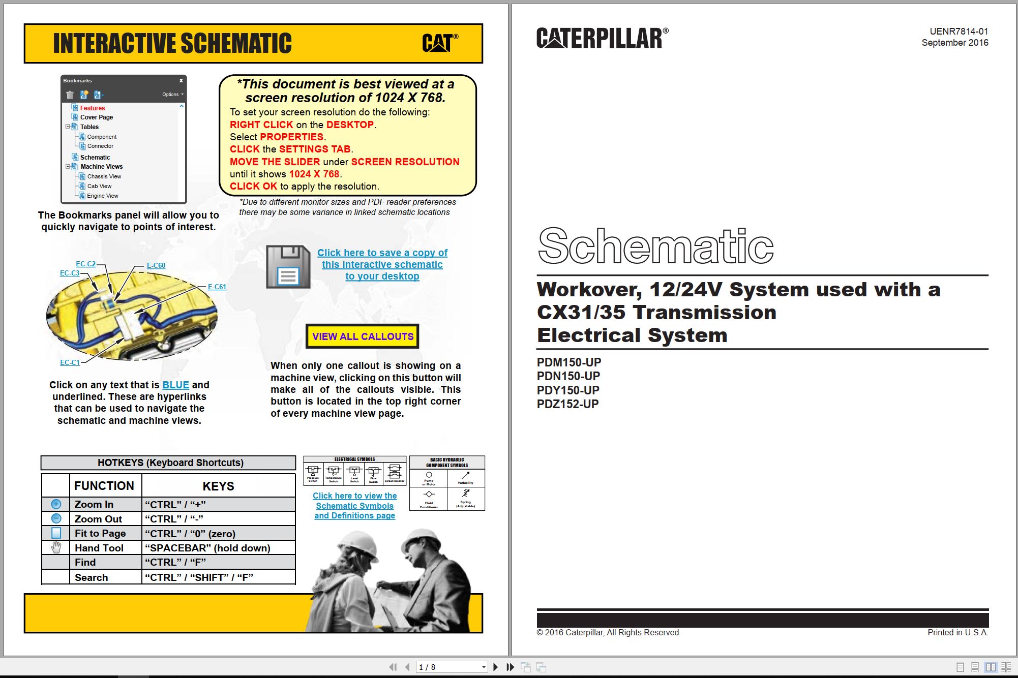 CAT Petroleum Products CX31 Electrical Schematic (1)