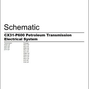 CAT Petroleum Products CX35 P800 Electrical Schematic (1)