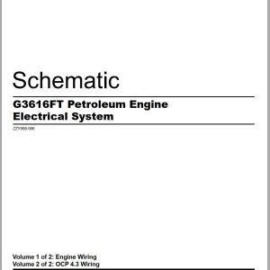 CAT Petroleum Products G3616FT Electrical Schematic (1)