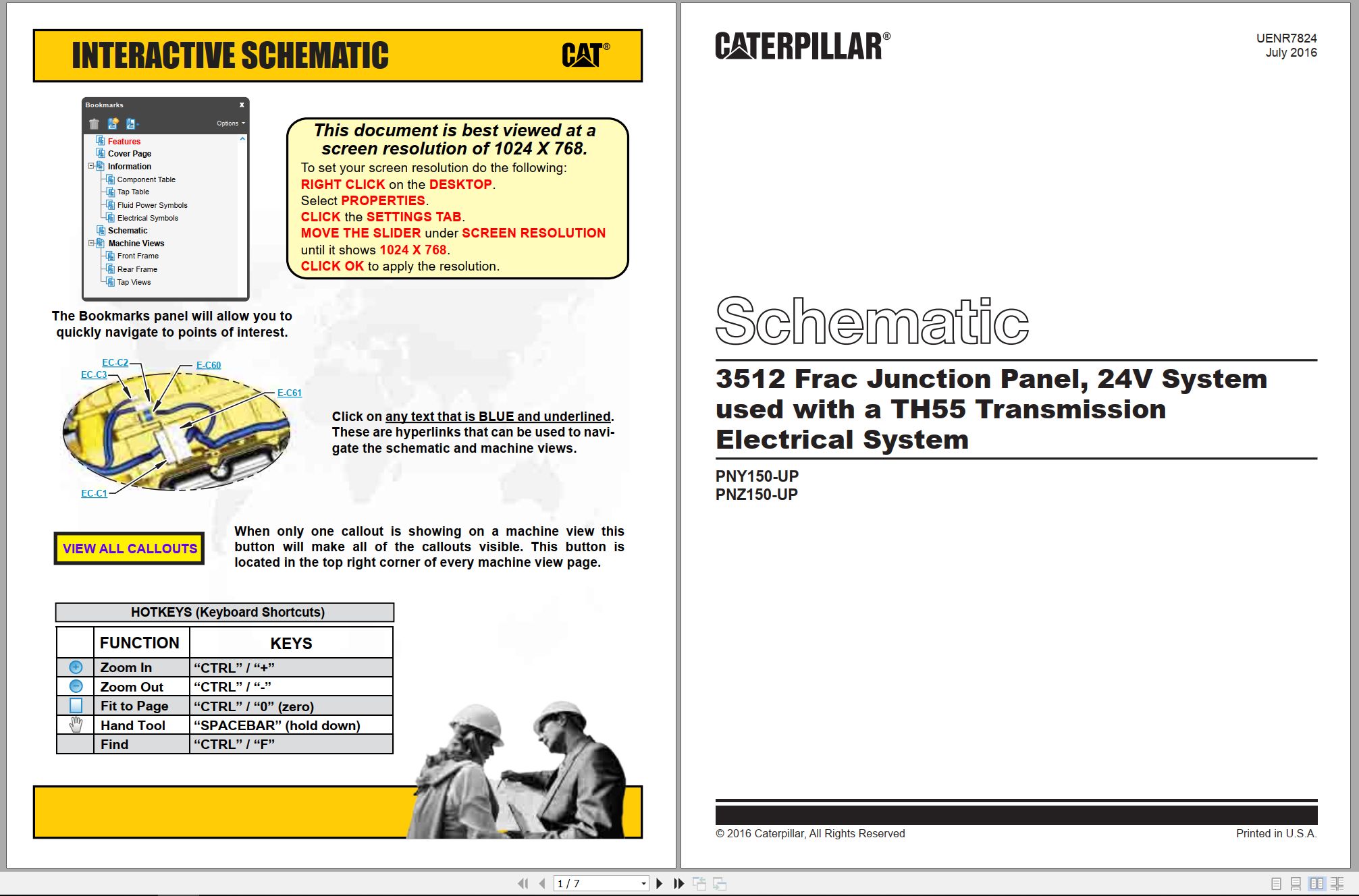 CAT Petroleum Products TH55 Electrical Schematic (1)