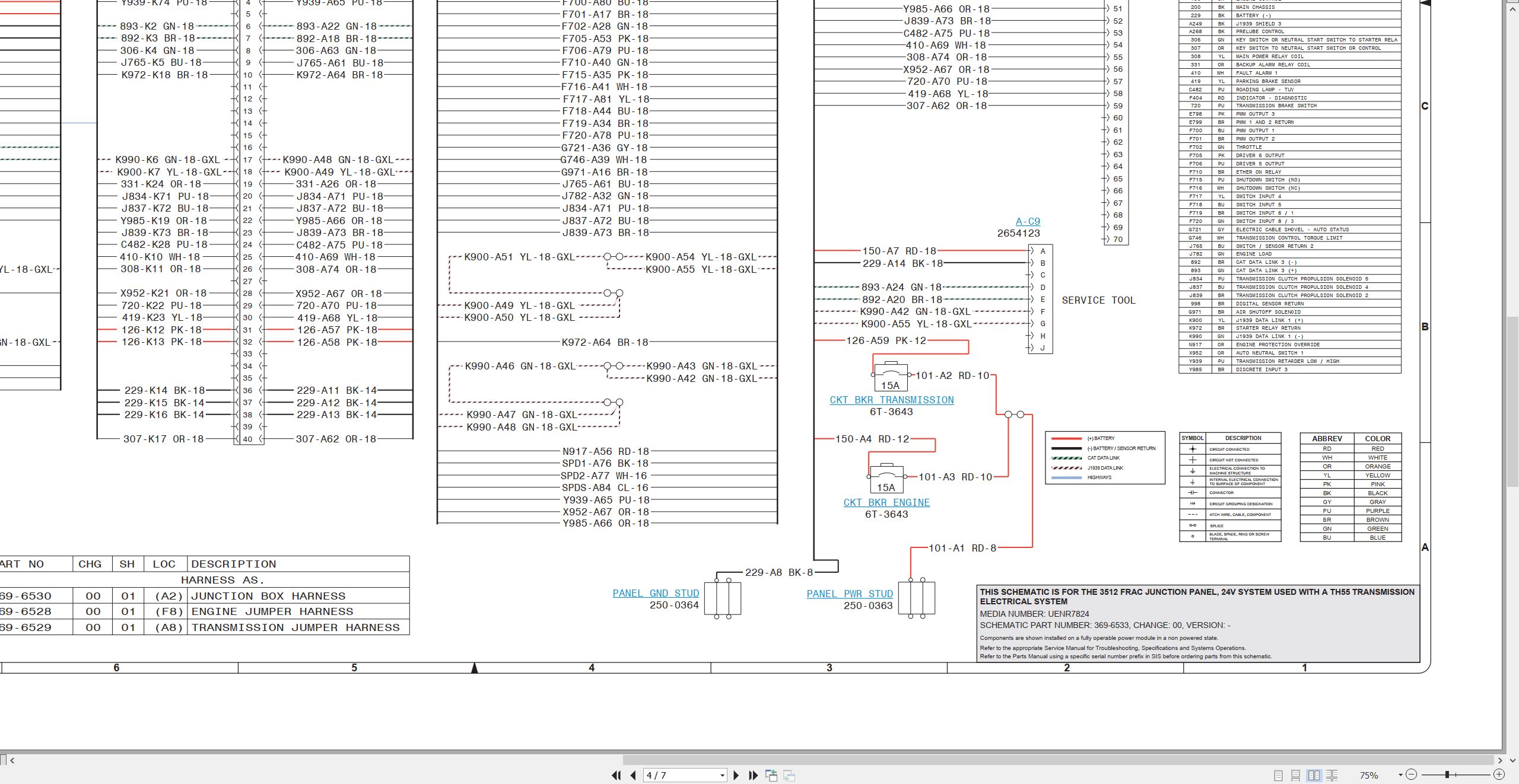 CAT Petroleum Products TH55 Electrical Schematic (2)