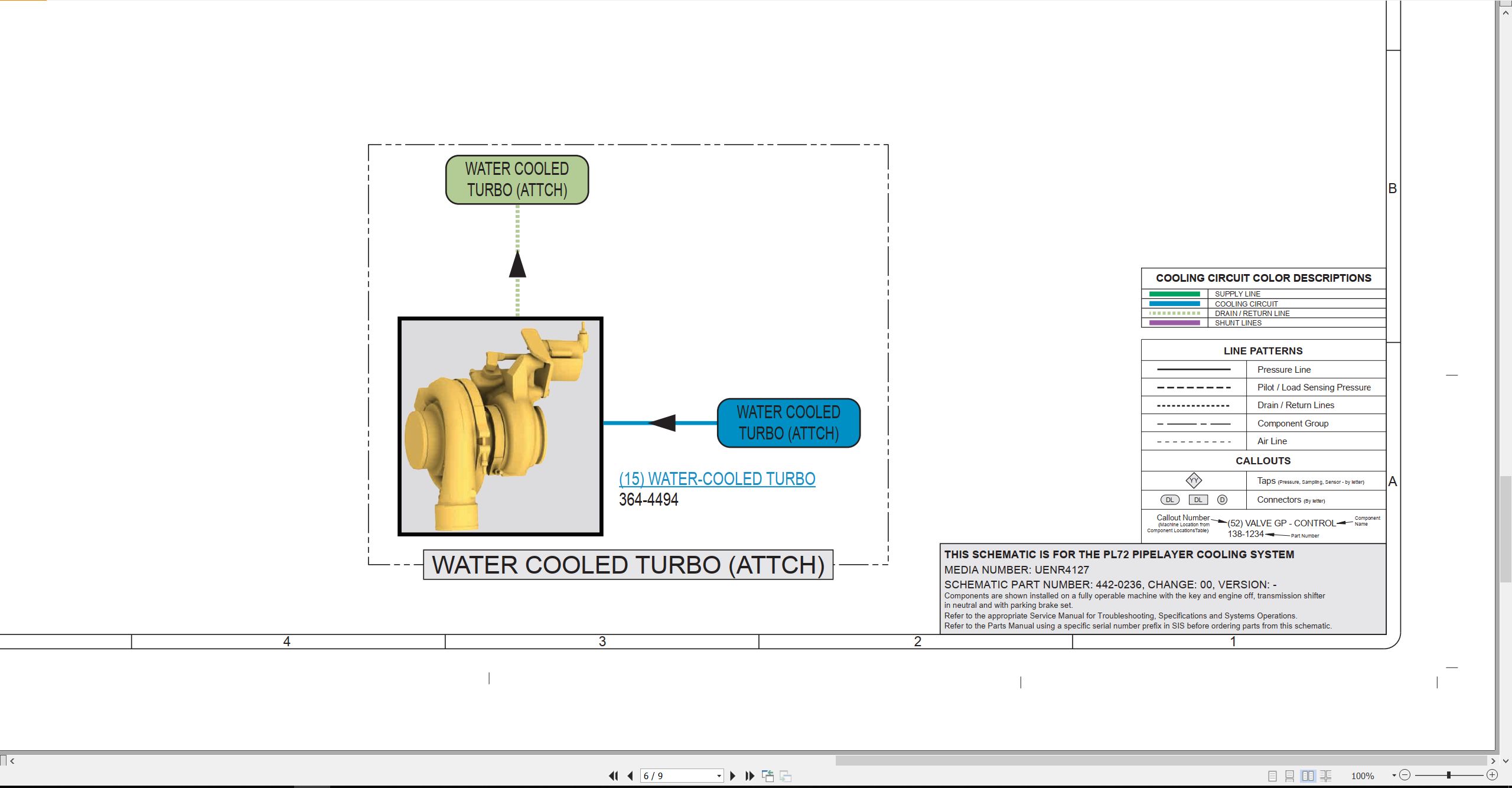 CAT Pipelayer PL72 Electrical Hydraulic Schematic (4)