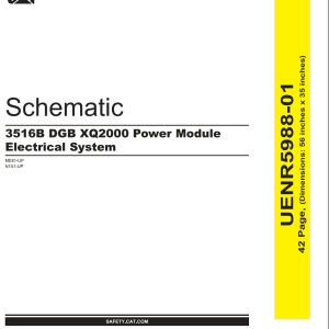 CAT Power Module 3516B DGB XQ2000 Electrical Schematic UENR5988 01 2017 (1)