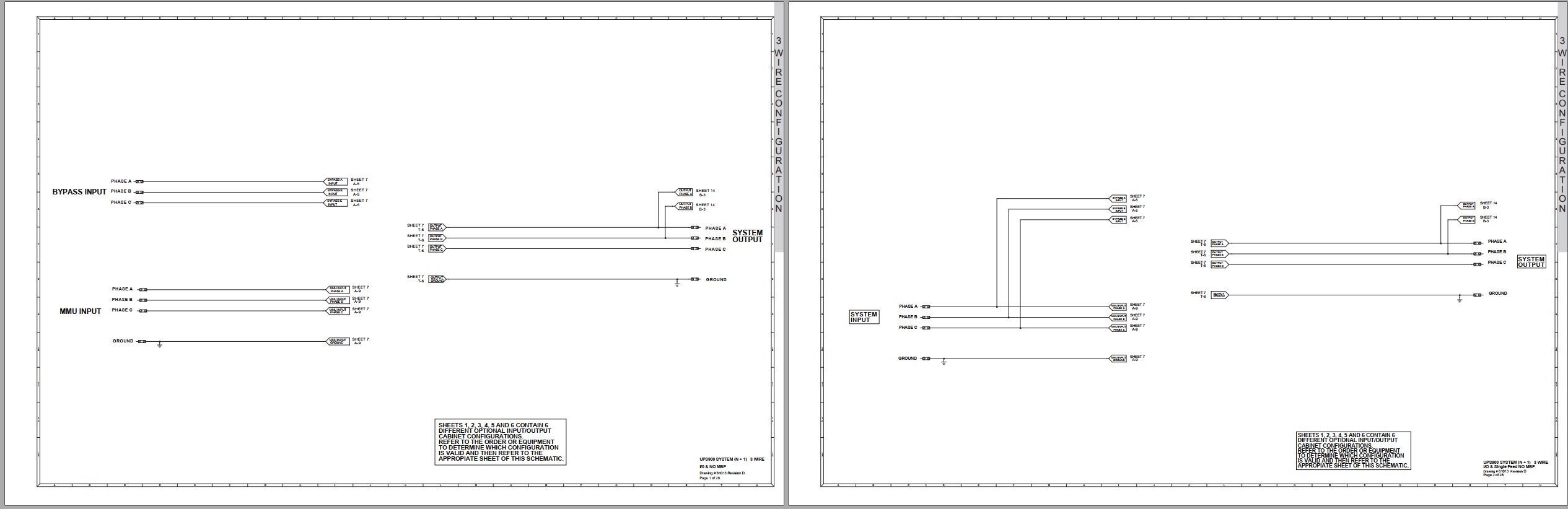 CAT Power Supply UPS 900 Electrical Schematic (2)