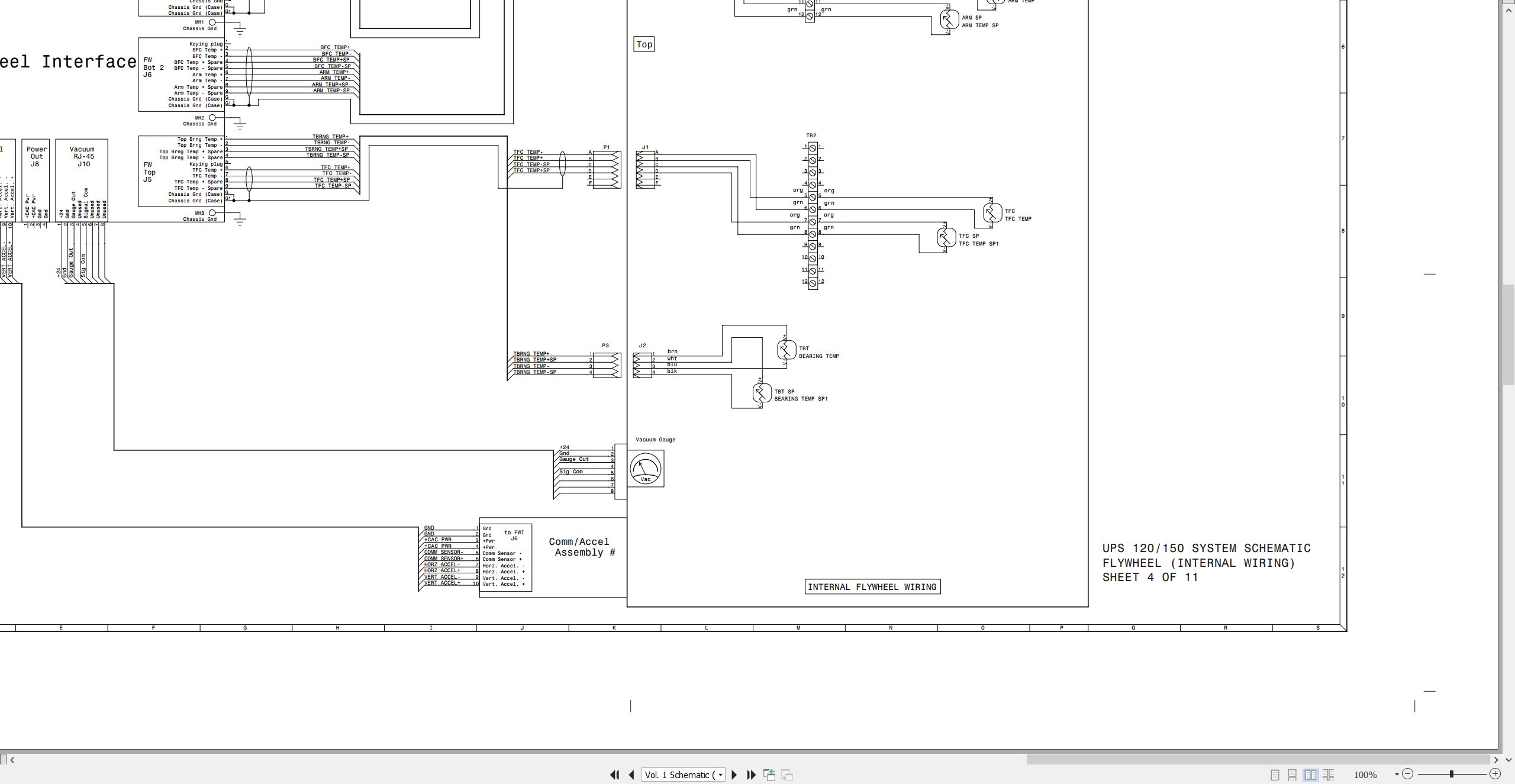 CAT Power Supply UPS120 UPS150 Electrical Schematic RENR9552 00 2005 (2)