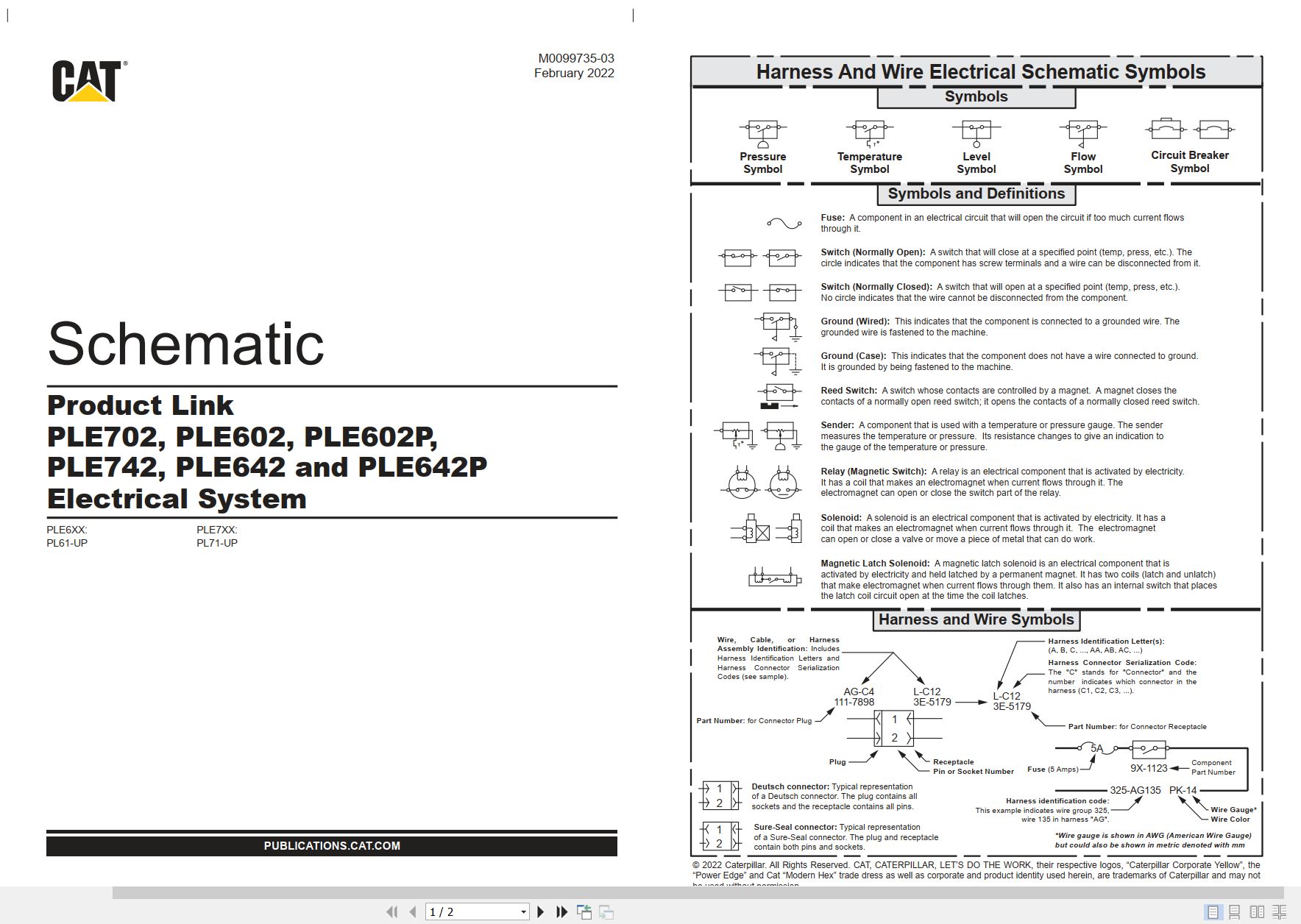CAT Product Link PL642P Electrical Schematic (1)