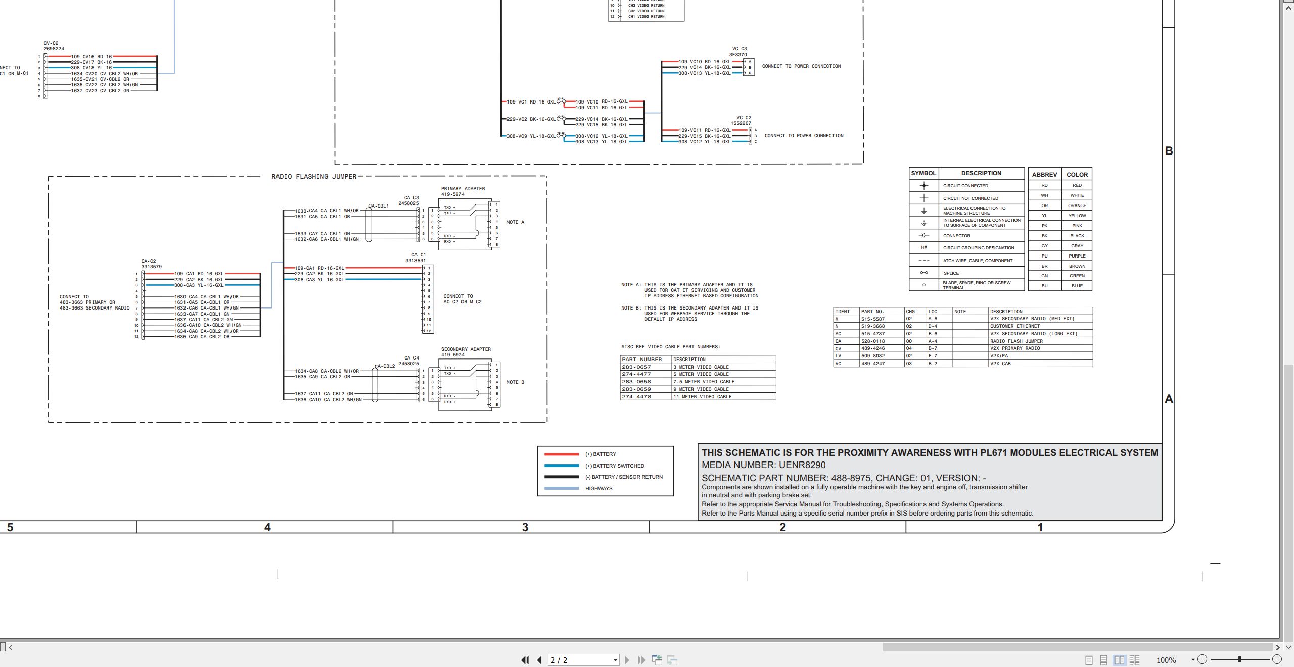 CAT Product Link PL671 Electrical Schematic (2)