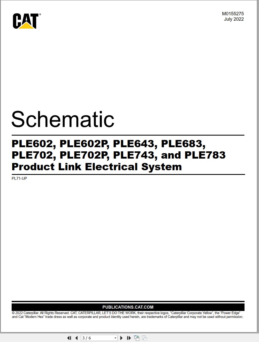 CAT Product Link PLE683 Electrical Schematic (1)