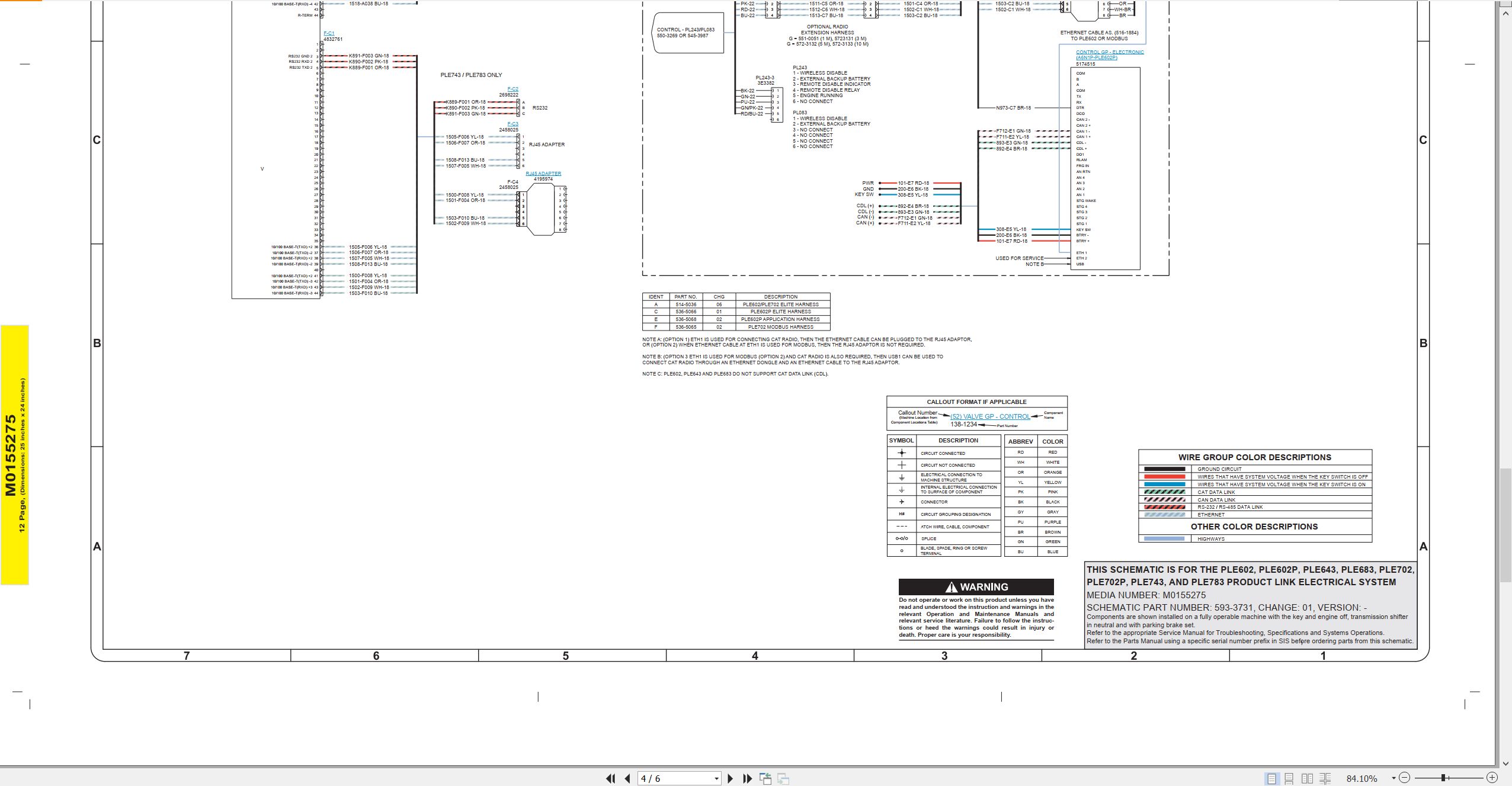 CAT Product Link PLE683 Electrical Schematic (2)