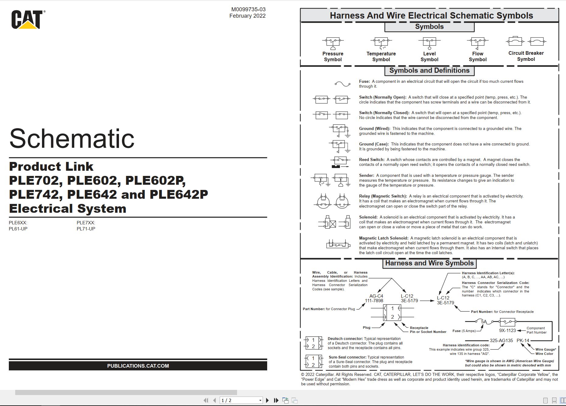 CAT Product Link PLE702 Electrical Schematic (1)
