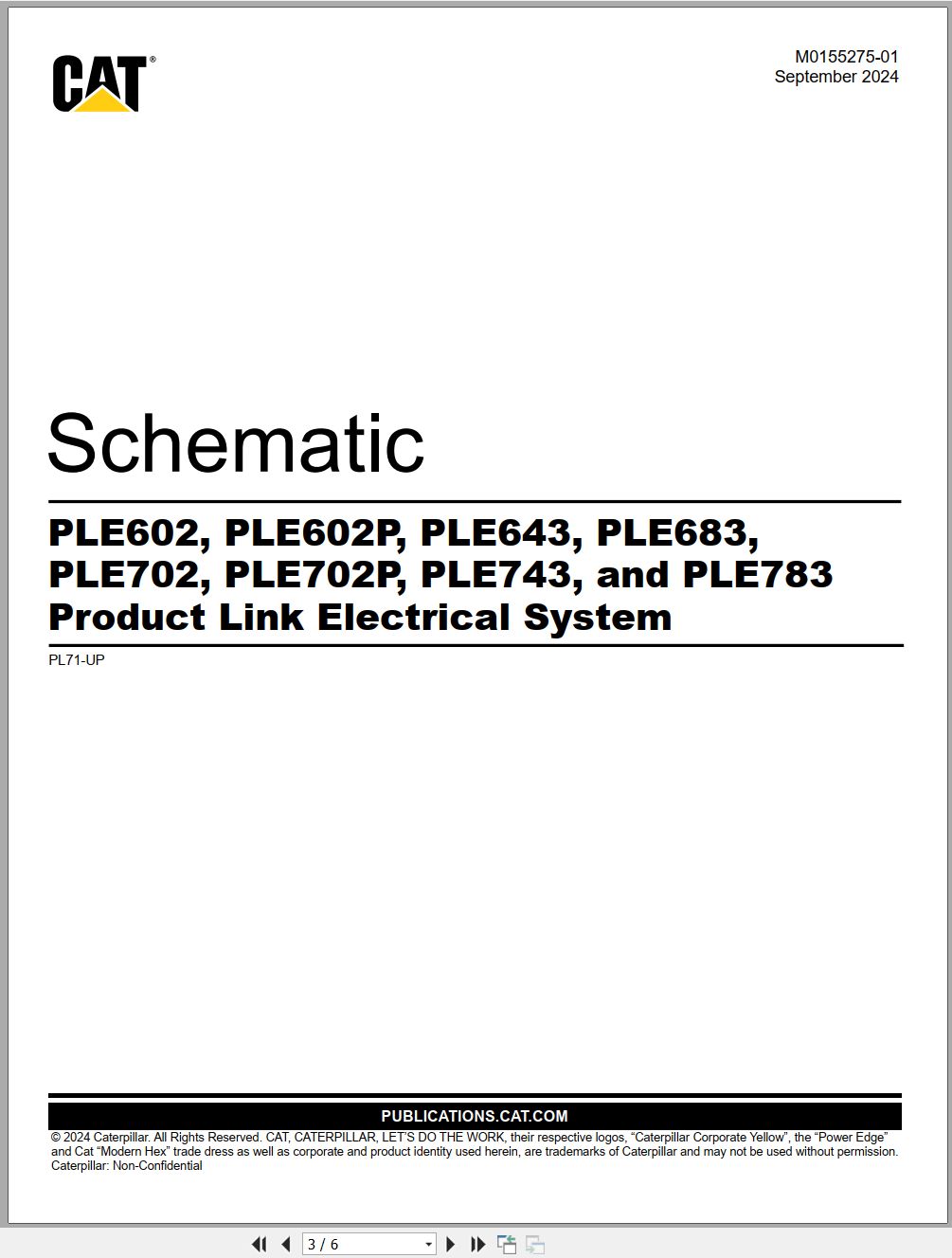 CAT Product Link PLE743 Electrical Schematic (1)