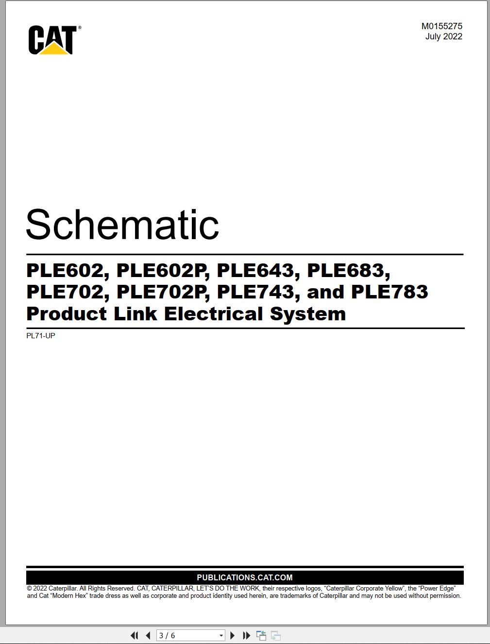 CAT Product Link PLE783 Electrical Schematic (1)