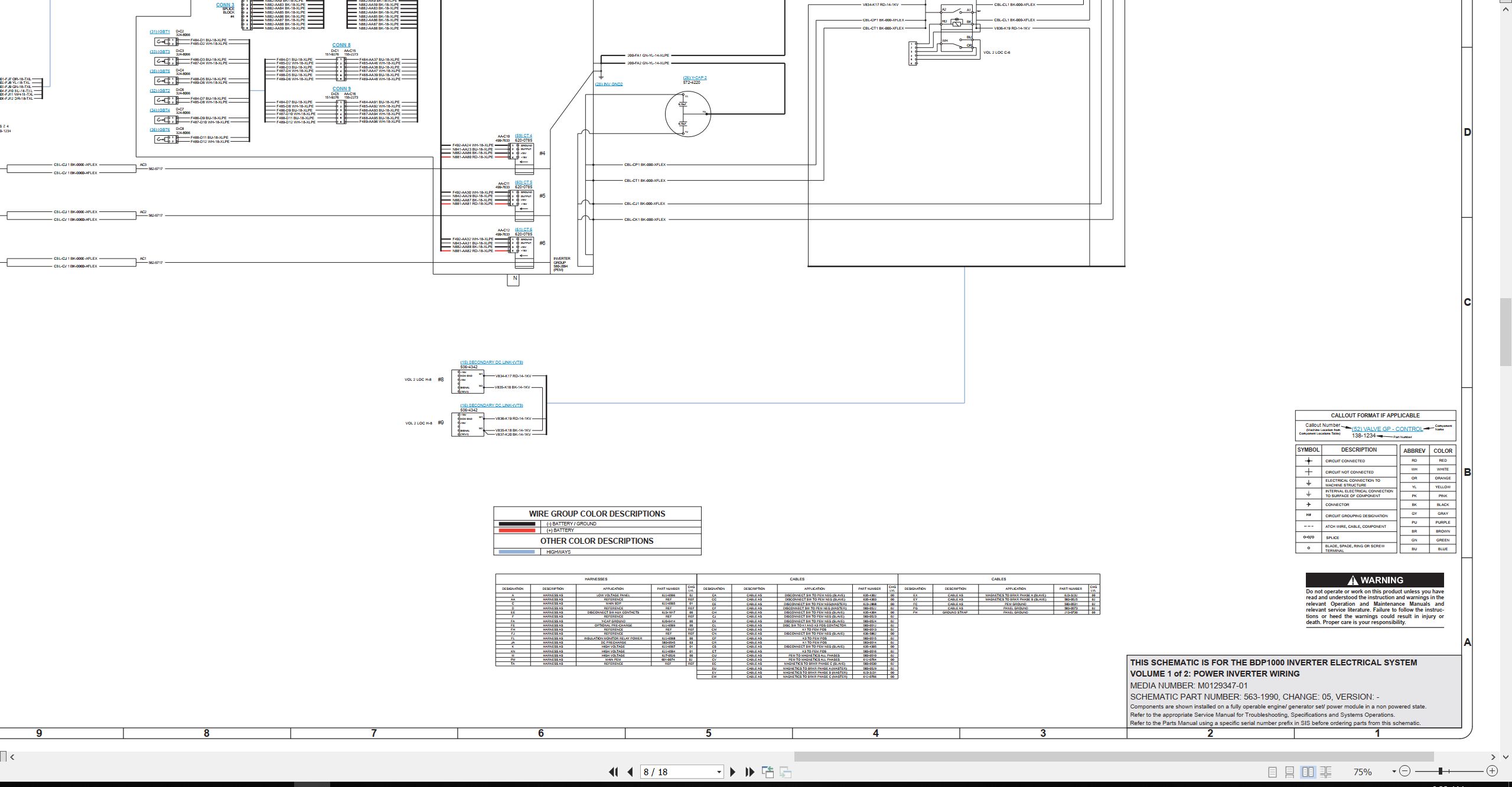 CAT Renewable Energy BDP1000 Electrical Schematic (2)
