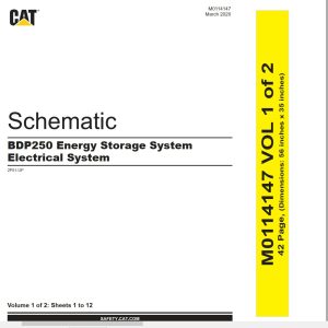 CAT Renewable Energy BDP250 Electrical Schematic (1)