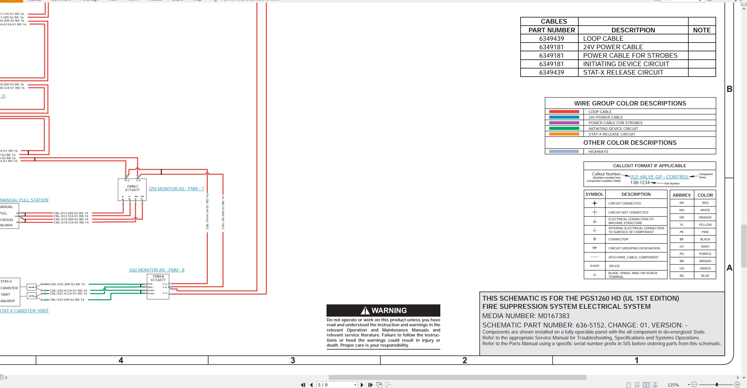 CAT Renewable Energy PGS1260 HD Electrical Schematic (2)