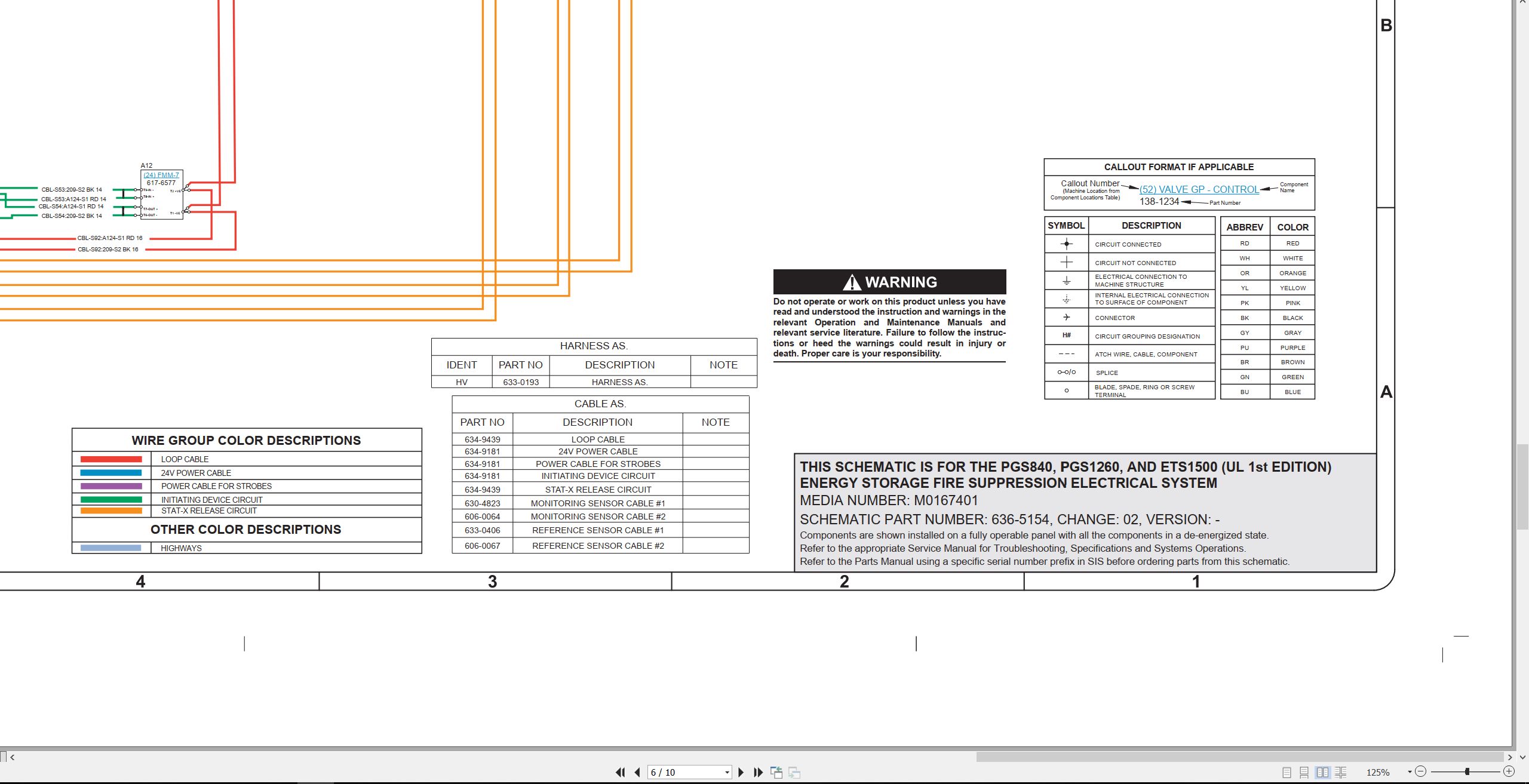 CAT Renewable Energy PGS840 Electrical Schematic (2)