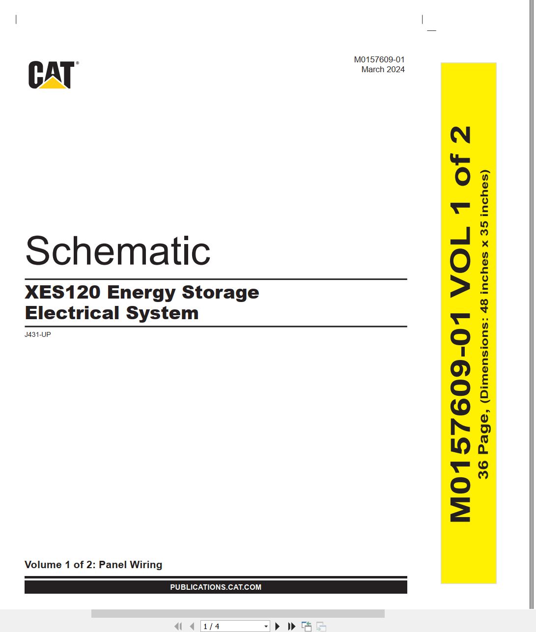 CAT Renewable Energy XES120 Electrical Schematic (1)