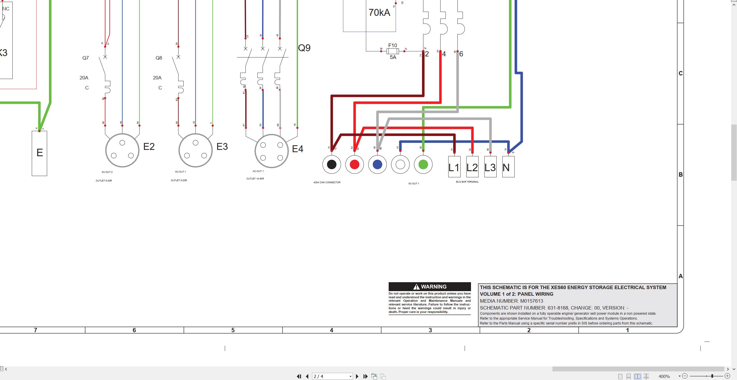 CAT Renewable Energy XES60 Electrical Schematic (2)