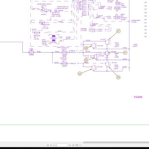 CAT Road Reclaimer RM 250C Electrical Hydraulic Schematic (1)