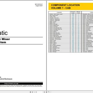 CAT Road Reclaimer RM400 Electrical Hydraulic Schematic (1)