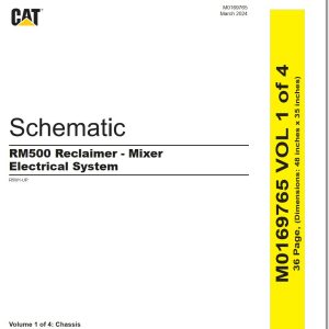 CAT Road Reclaimer RM500 Electrical Hydraulic Schematic (1)