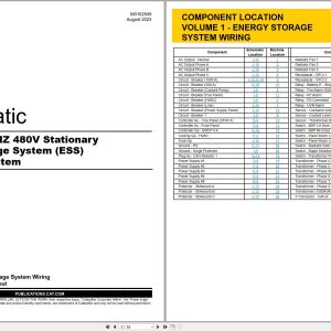 CAT Stationary Energy Storage PGS1260 60HZ 480V Electrical Schematic M0162949 00 2023 (1)