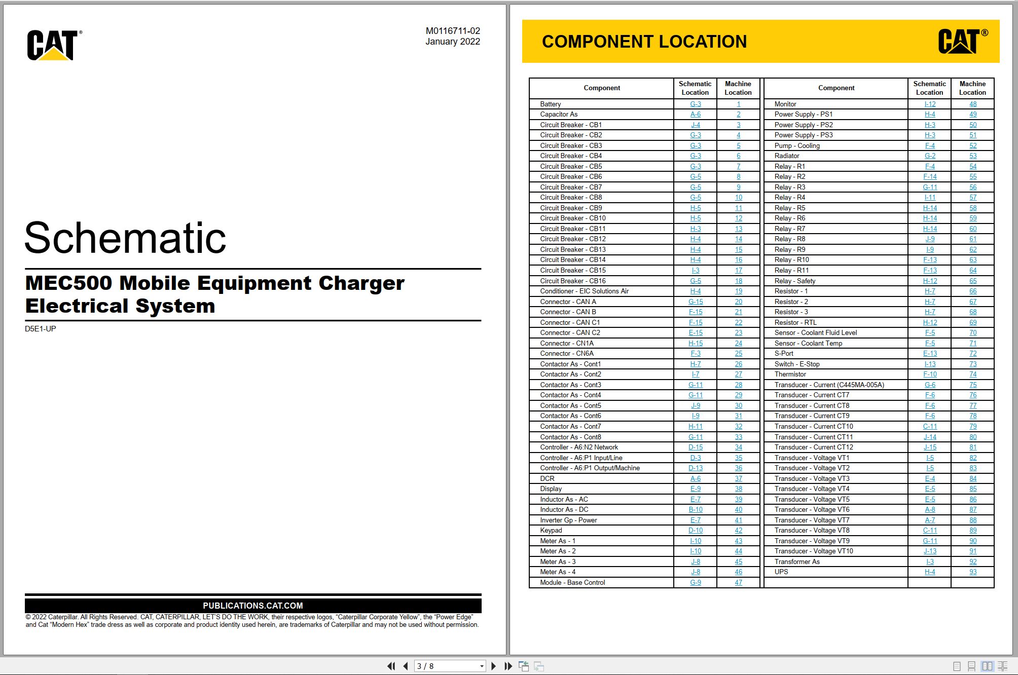 CAT Technology MEC500 Electrical Schematic (1)