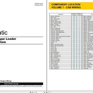 CAT Track Type Loader 953K Electrical Hydraulic Schematic (1)
